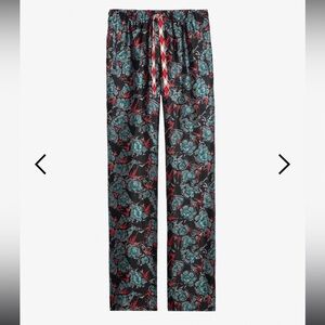 GORGEOUS NWT Zadig & Voltaire Black Floral Jacquard Pants